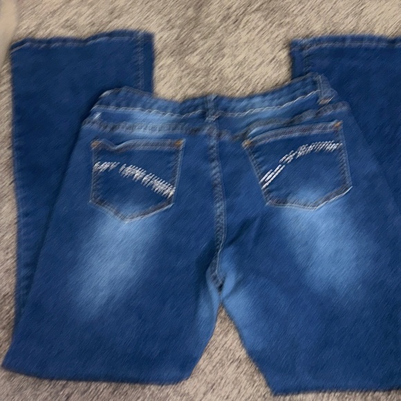 BAMBOO Blue Denim Jeans - Picture 3 of 4